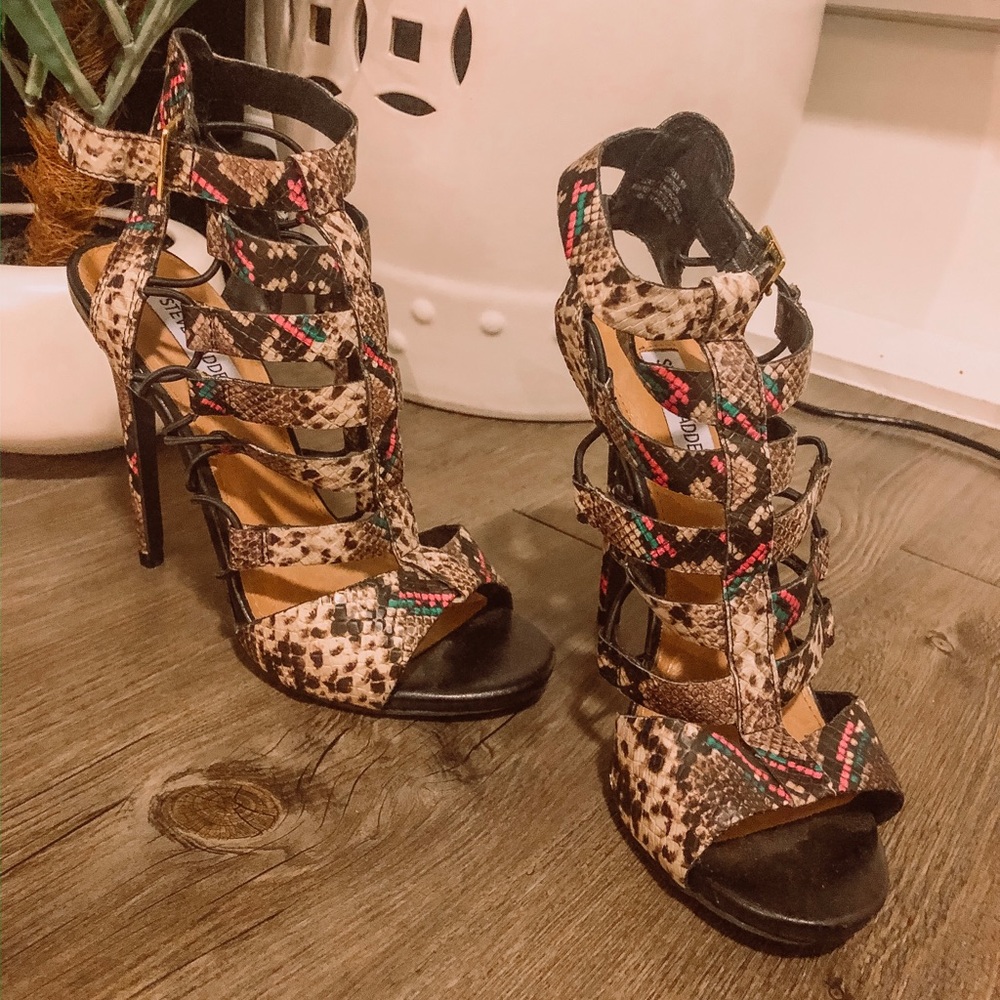 Steve Madden Snakeskin Heels